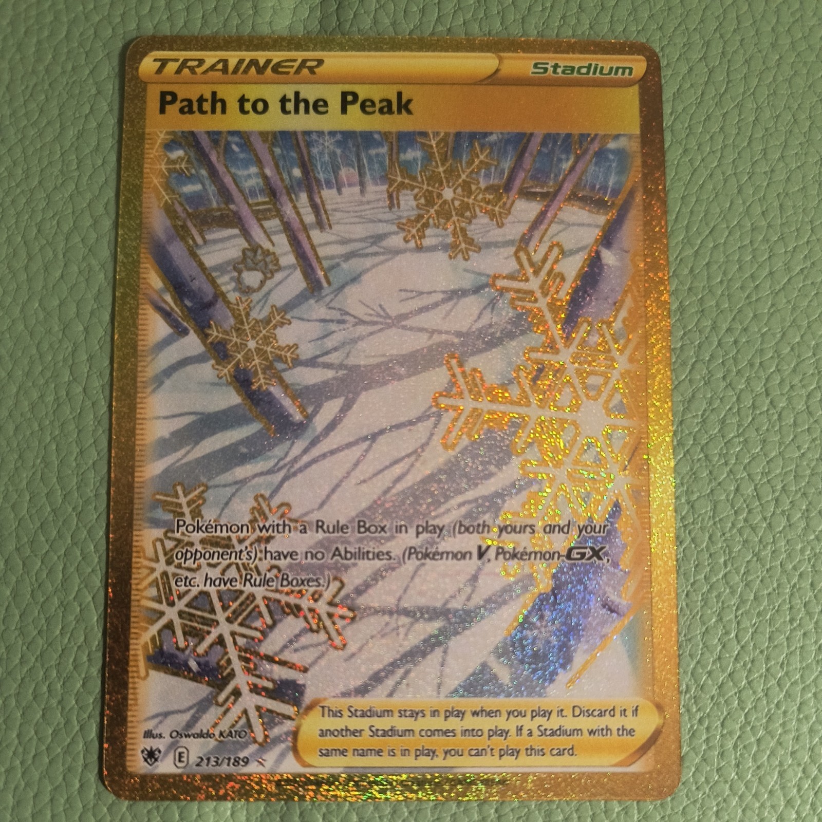 pokemon full art path to the peak secret rare 213/189
