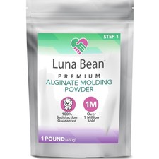 Capture Memories with 1 lb Luna Bean Non-Toxic Alginate Molding Powder Refill