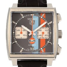 TAG HEUER Monaco Chrono Vintage Gulf Limited CAW2113.FC6250 SS 39mm con scatola usato