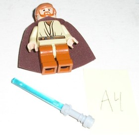 Lego Star Wars OBI-WAN KENOBI (Dark Orange Legs) Minifigure 7255 (Minty) *A4*