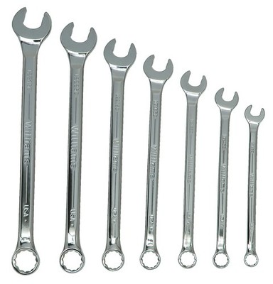 Williams WS-1170SCA 7-Piece SuperCombo Wrench Set with Cloth Storage Pouch