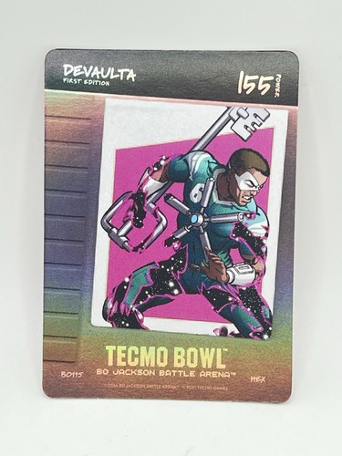 Bo Jackson Battle Arena Devaulta Tecmo Bowl Hex First Edition