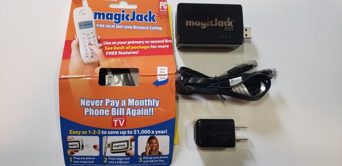 Magic-Jack Plus USB Phone Jack MagicJack Free Local & Long Distance Calling