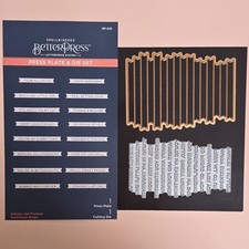 Spellbinders Always  Forever BetterPress Press Plate  Dies w/Magnetic Mat