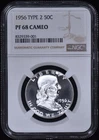 1956 Type 2 Proof Franklin Half Dollar 50c NGC PF68 CAMEO