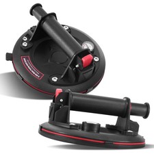 2PC 8'' Glass Vacuum Suction Cup Pads Tile Stone Glass Lifter Suckers Heavy Duty