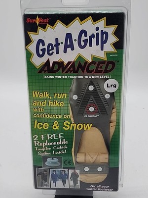 SureFoot Get a Grip Advanced Traction Cleat Size Large Winter Traction Carbide