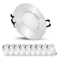 10X Isaso Einbauleuchte IP65 Mit Fourstep Led GU10 5W Neutralweiß Deckenlampe