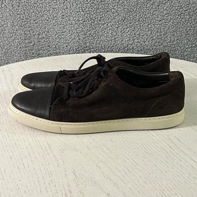 Allen Edmonds Shoes Mens 13 Brown Suede Port Washington Cooper Courtside Sneaker