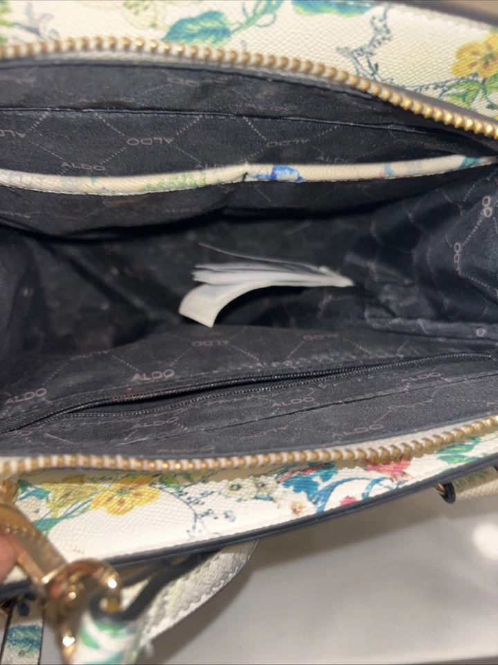 Bandolera Aldo para mujer Bolso de mano Bolso de hombro con diseño de flores Foto 4 de 4