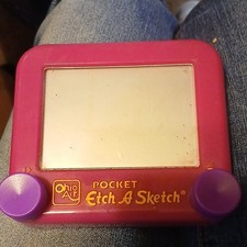 Ohio Art Etch A Sketch Pocket Purple Drawing Toy for Ages 3-7