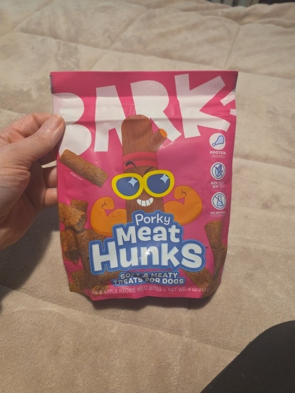 Bark Box Eats Dog Treats Porky Meat Hunks Training 4oz Soft Sticks BB 10/8/2026