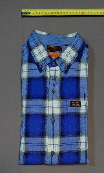 Men Superdry Shirt Multicolor Cotton 40 /L / 48