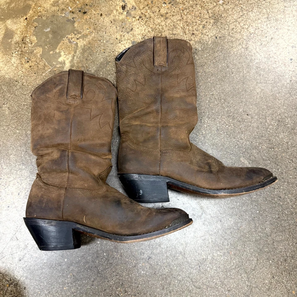 Женские сапоги Durango RD542 7 М желтовато-коричневые искусственно состаренная лицевая кожа без застежек - Изображение 2 из 4