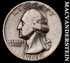 1949 Washington Quarter- Silver- Scarce Better Date- No Reserve #K4010