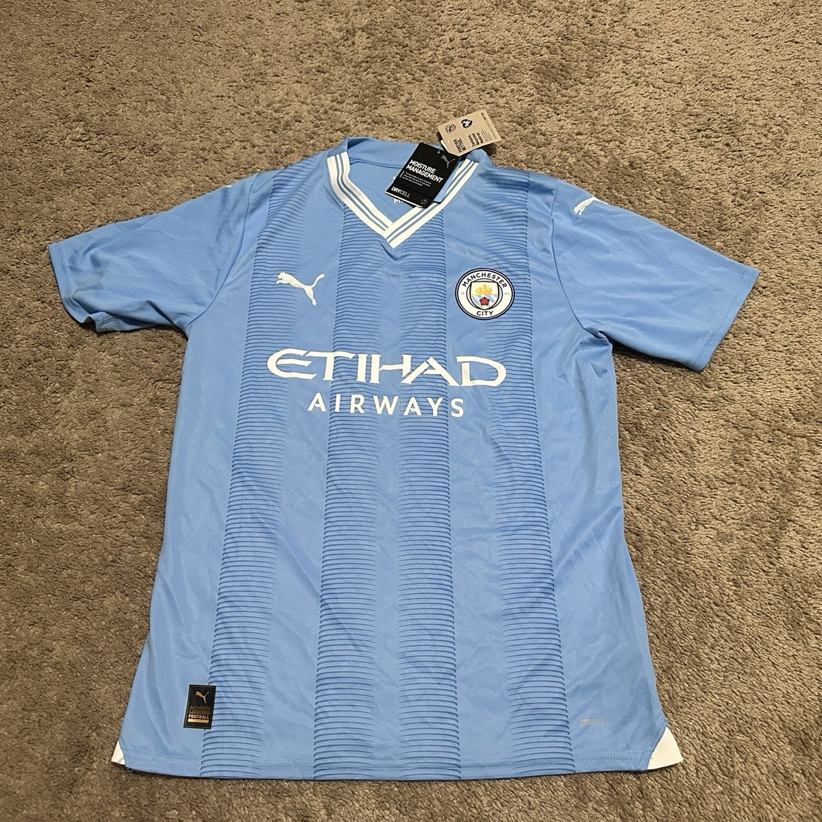 Manchester City Jersey Mens Medium Puma Premier League Football 23