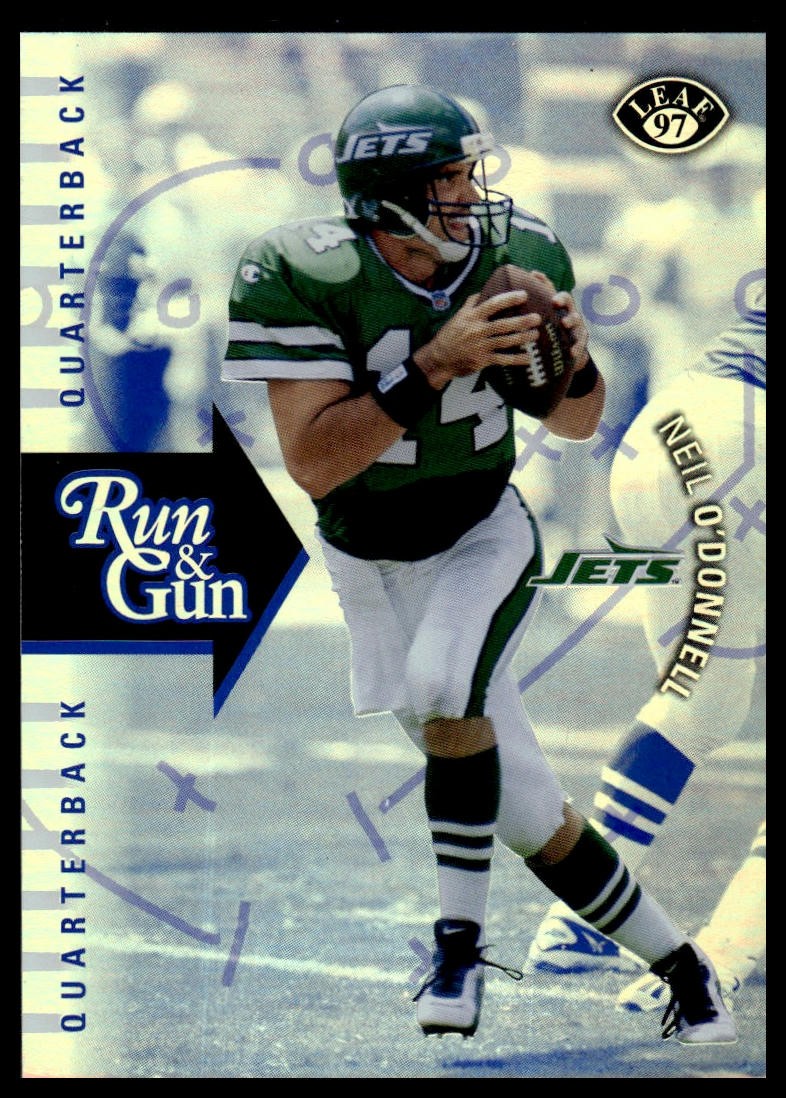 1997 Leaf #17 Neil O'Donnell / Adrian Murrell Run & Gun #/3500
