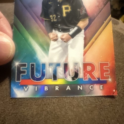 2021 Bowman's Best Future Vibrance Henry Davis Rookie #BFV-36 Pirates RC - Picture 3 of 6