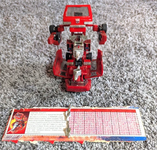 Ironhide 1984 Vintage G1 Transformers Autobot Action Figure Hasbro / Takara