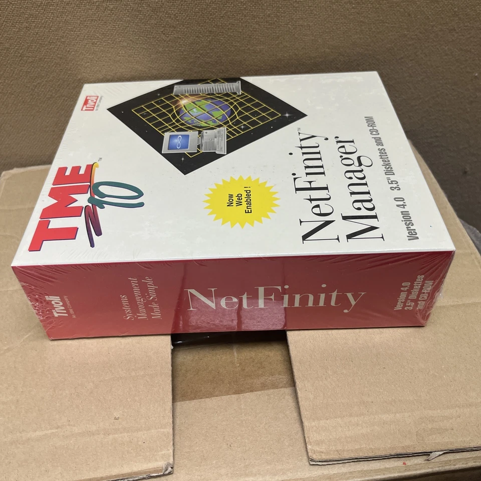 De colección IBM NetFinity Manager Versión 4.0 Disquete de Administración de Sistemas CD-ROM OS/2 Foto 4 de 4