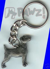 JACK RUSSELL Fine Pewter Keychain Key Chain Ring NEW