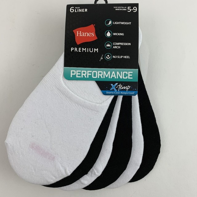 hanes liner socks