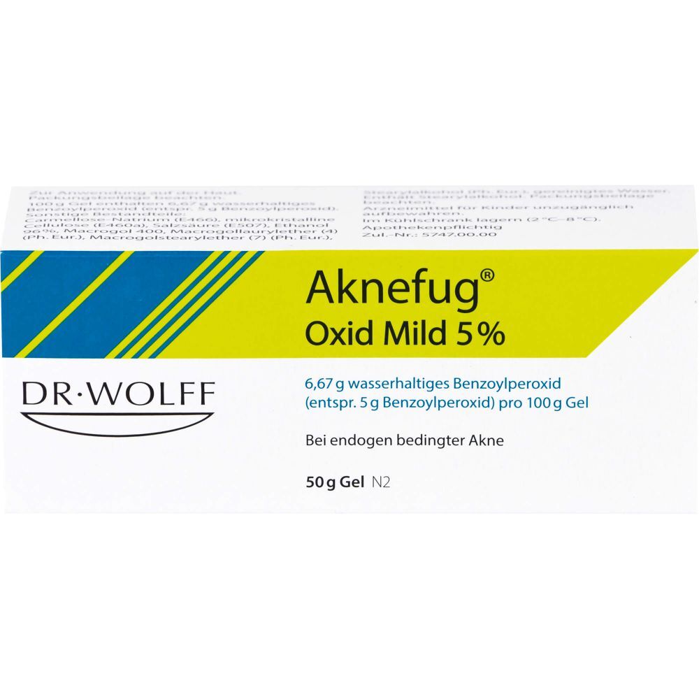 AKNEFUG oxid mild 5% Gel 50 g PZN04927751