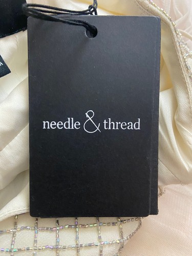 Needle & Thread Coppelia Ballet Beaded Tulle Dress in Natural Size 0 NWT - Picture 11 of 20