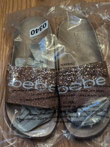 BeBe Women's Fraida Slide SandalRose Gold Size 7