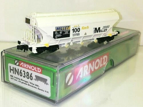 Vagones de mercancías de escala N Arnold para modelismo ferroviario