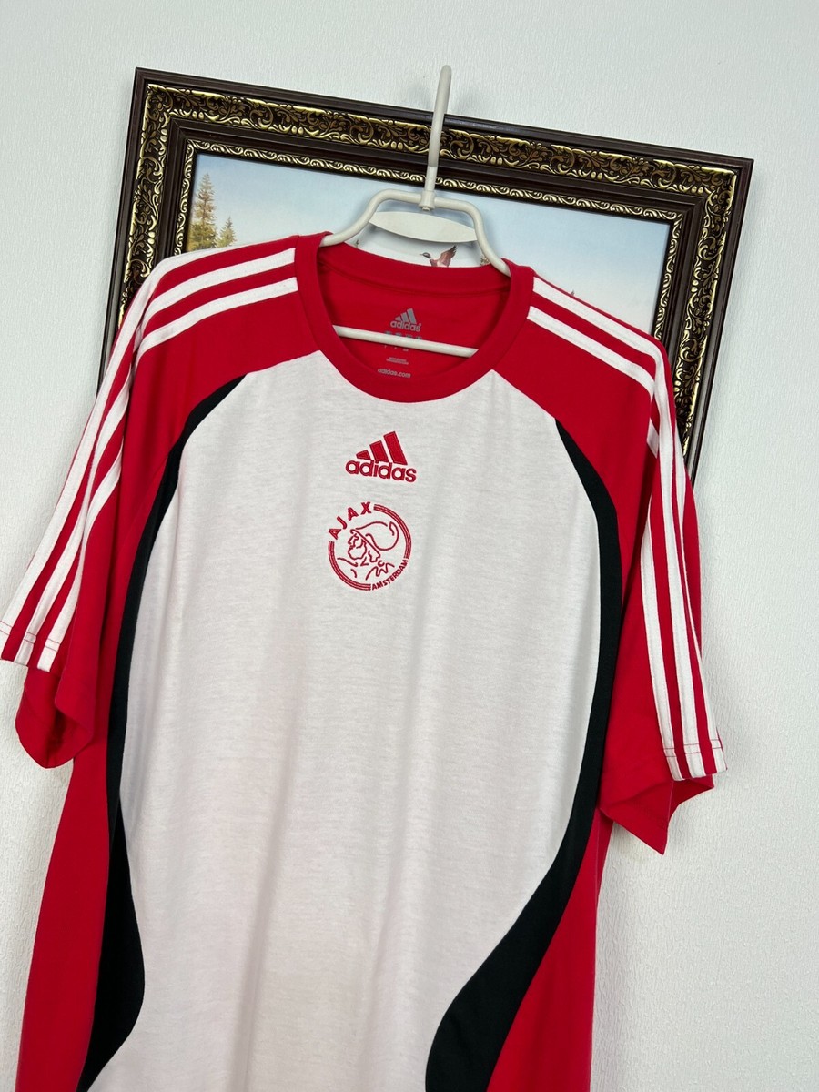 Vintage Adidas Ajax Amsterdam Train Football Shirt Soccer Jersey