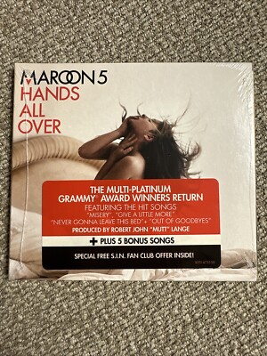 Maroon 5 - Hands All Over - CD.  Misery, Give A Little More + 5 Bonus Songs