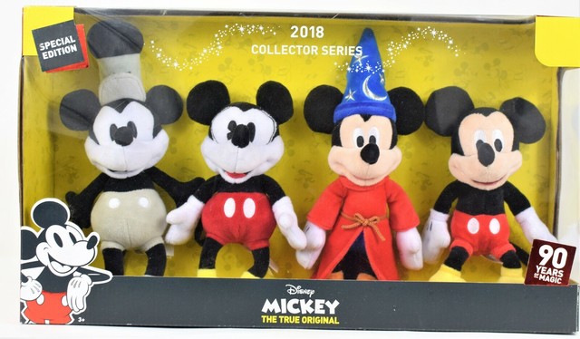 mickey and minnie collectible plush