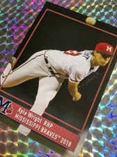 2018 KYLE WRIGHT ROOKIE #23 MISSISSIPPI BRAVES MINOR LEAGUE AA CSTORE MORE RARE