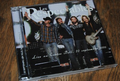 LES RESPECTABLES ''Live Au Centre Bell'' DOUBLE CD / SPHERE - SPH2-2210 / 2006