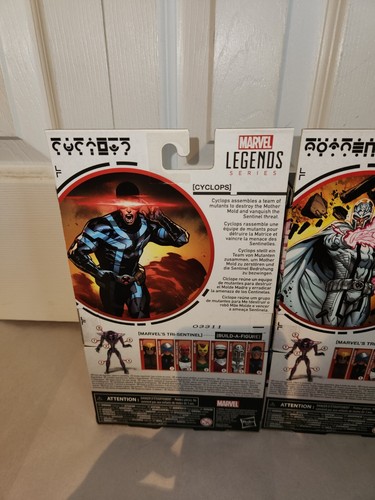 Marvel Legends X-Men Tri-Sentinel BAF TUTTO NUOVO! Ciclope Magneto Carlo Saverio + - Foto 11 di 19