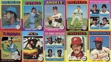 1975 Topps Baseball U Pick Complete Your Set $1.25 ea. #300-550 FREE SHIPPING !!