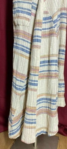 Free People Damen langes Sommerkleid Large naturblau A-Linie neu mit Etikett - Bild 6 von 12