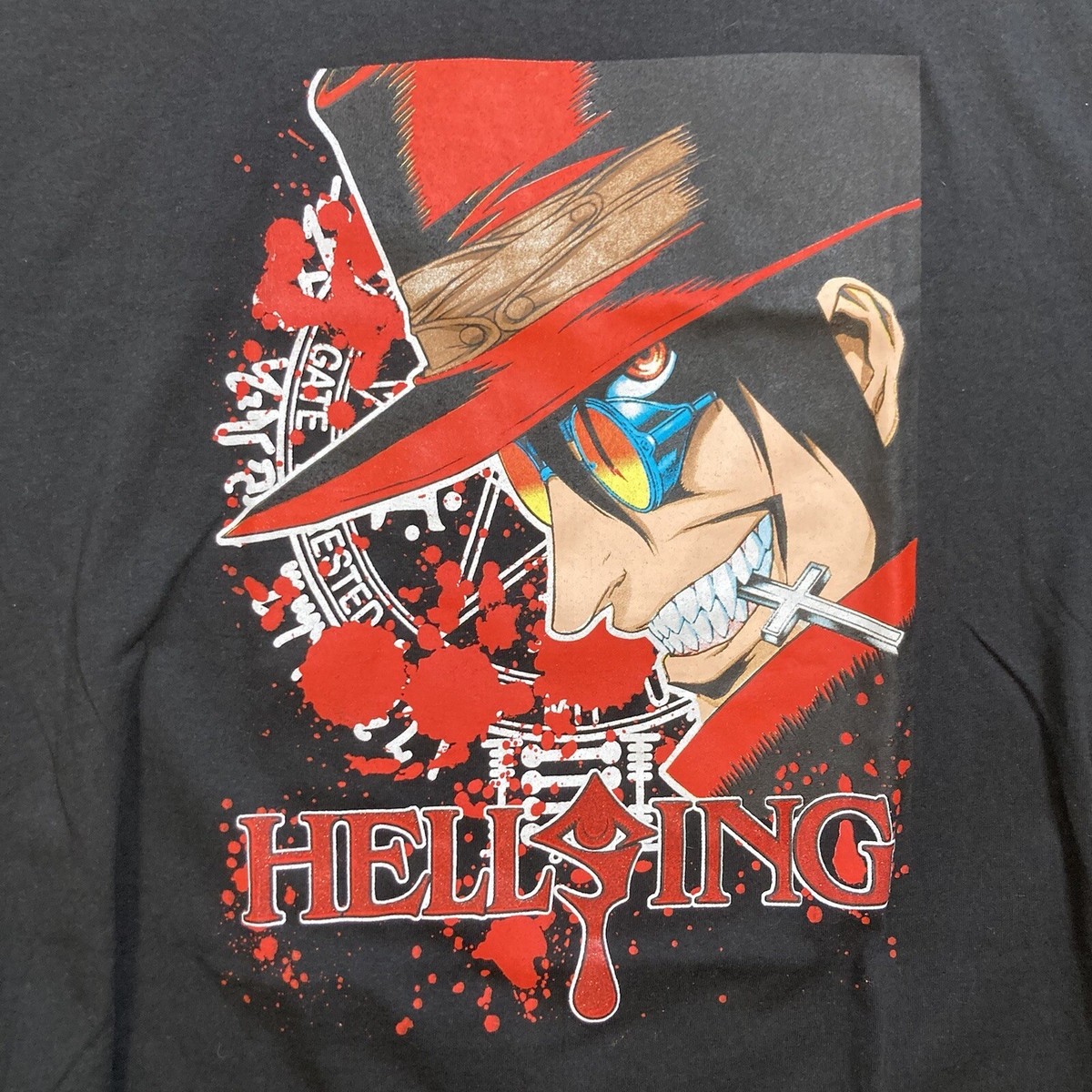 Hellsing Shirt L 00s Y2k Anime Manga Mexican Boot Alucard