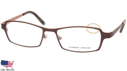 PRODESIGN DENMARK 1264 c.5021 BROWN EYEGLASSES FRAME 51-16-130 B31mm Japan"READ"