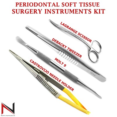 Periodontal Soft Tissue Surgery Tools Kit Periodontal Dental Lab Instruments