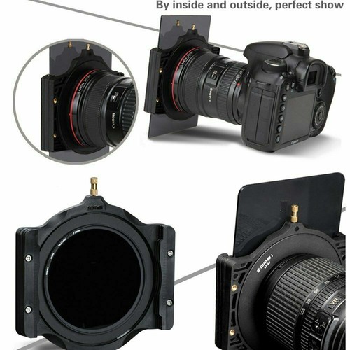 Zome Full Neutral Density ND2 ND4 ND8 Filter+Holder+67mm Adapter Ring For Cokin - Picture 4 of 11