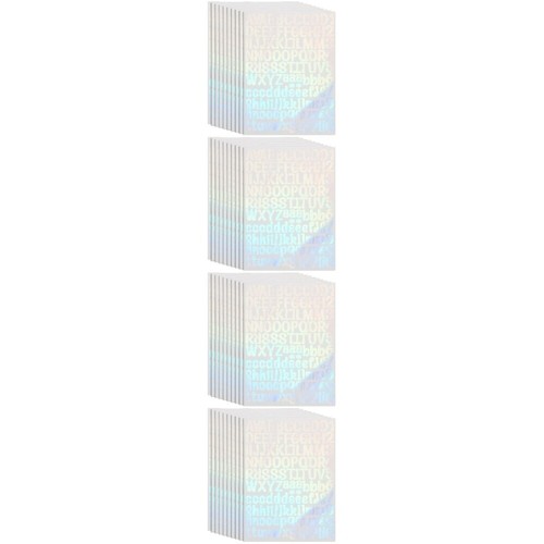 4 PCS Self Adhesive Alphabet Stickers Numbers and Letters Sticky Vinyl Decals - 第 8/12 張圖片