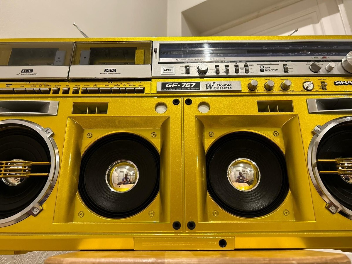 sharp Gf 777 brother - sharp GF 767 GOLD boombox | eBay