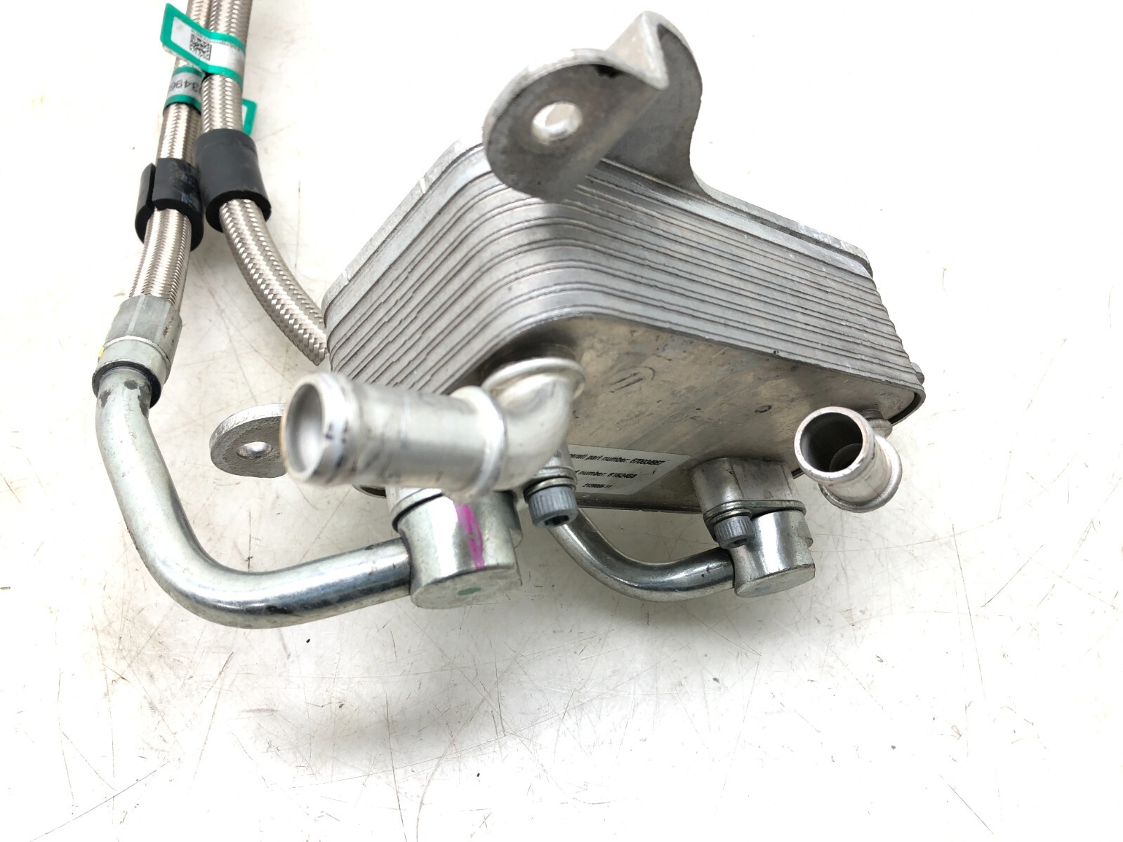 2017-2023 MASERATI LEVANTE S TRANSMISSION OIL COOLER HEAT EXCHANGER OEM.
