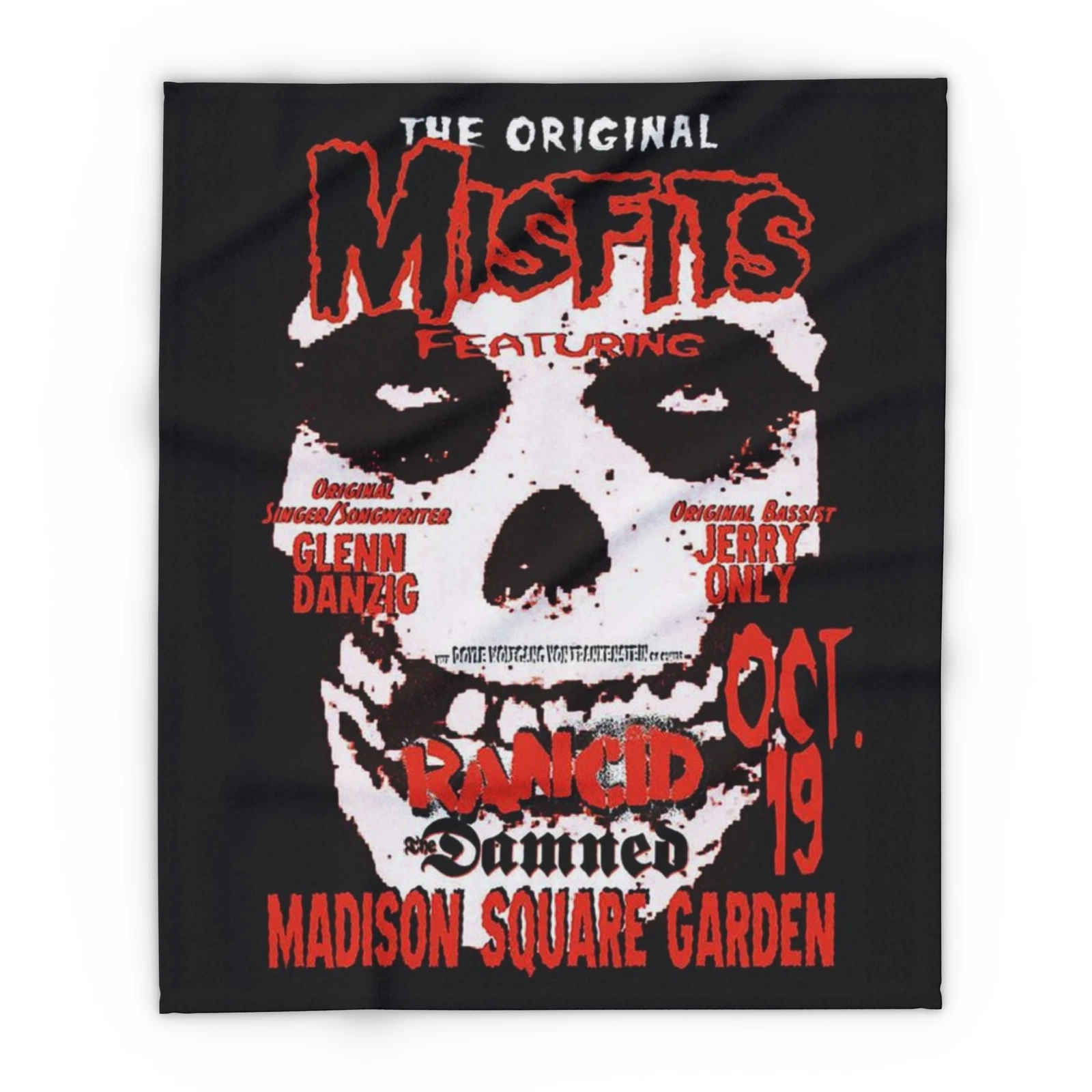 The Misfits Fleece Blanket