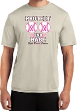 Buy Cool Shirts Breast Cancer T-shirt Protect Second Base Moisture Wicking Tee
