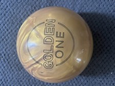 Brunswick ビンテージ ゴールド ライノ プロ ボウリングボール 15