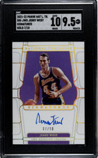 2021-22 Panini National Treasures Jerry West Signatures Auto /10 Gold SGC 9.5/10