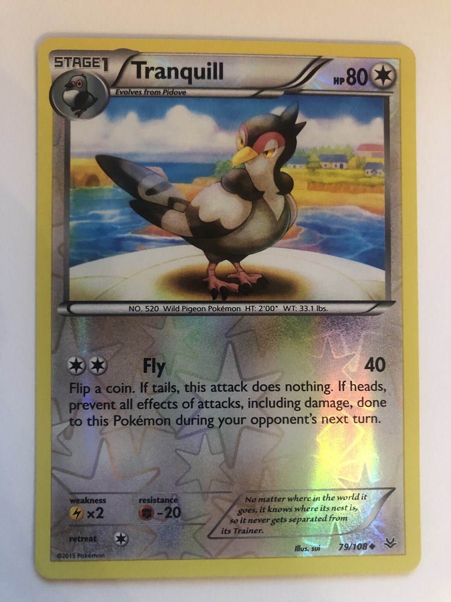 Tranquill - Reverse Holo - 79/108 - XY Roaring Skies - NM | eBay